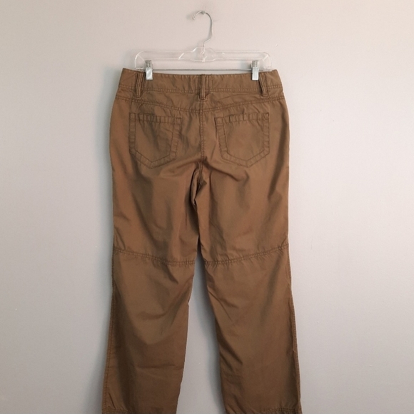 Loft Army Green Petite Utility Style Pants - Picture 2 of 4